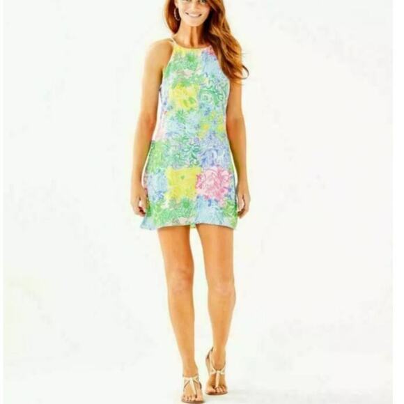 Lilly Pulitzer Margot Pearl Romper/Dress size 2, Built in shorts - Picture 2 of 12